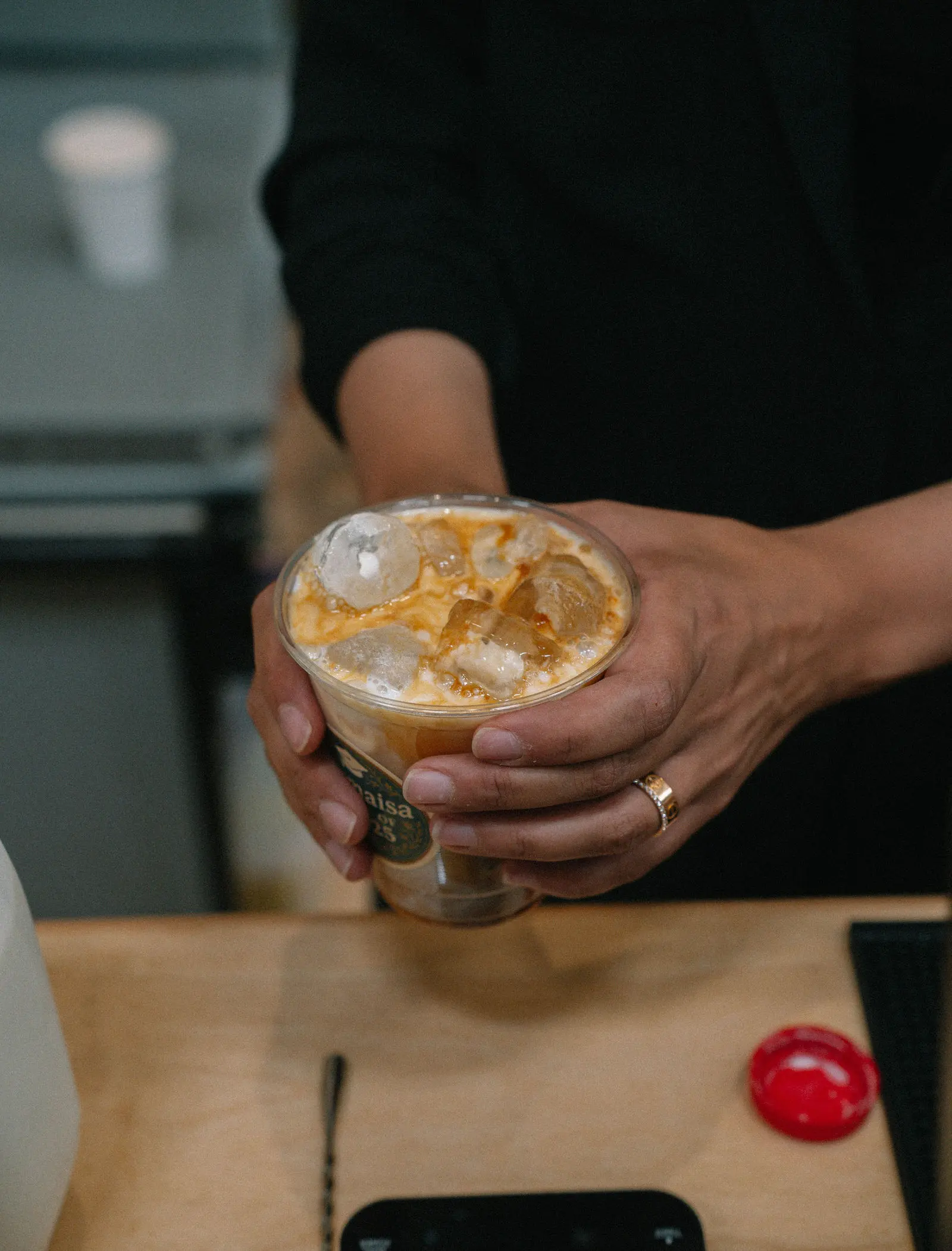 Yasmeen Cafe showcasing Cookie Butter Latte