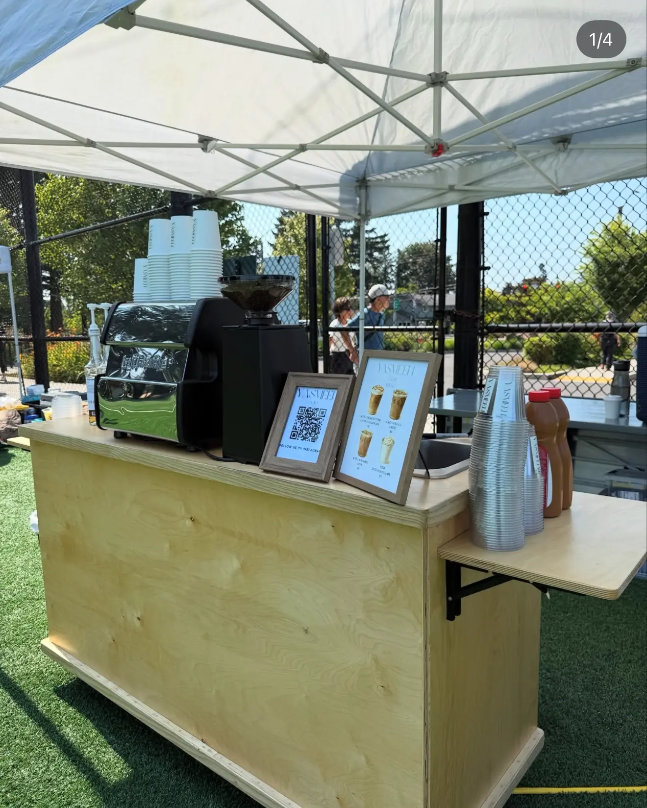 Yasmeen Cafe at an Eid festival